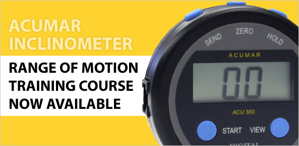 ACUMAR RANGE OF MOTION TRAINING NOW AVAILABLE